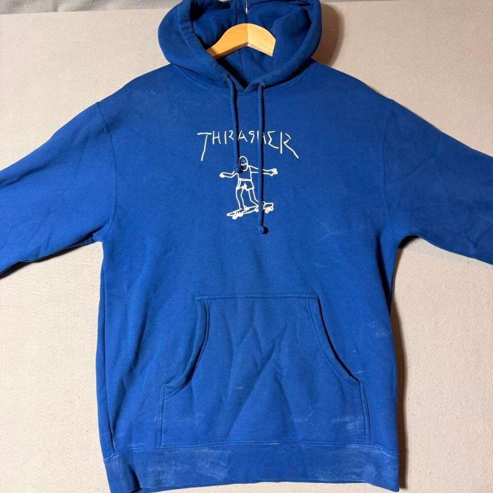 Thrasher Men's Blue Hoodie